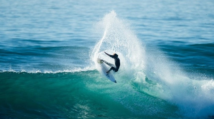 surfer riding a wave